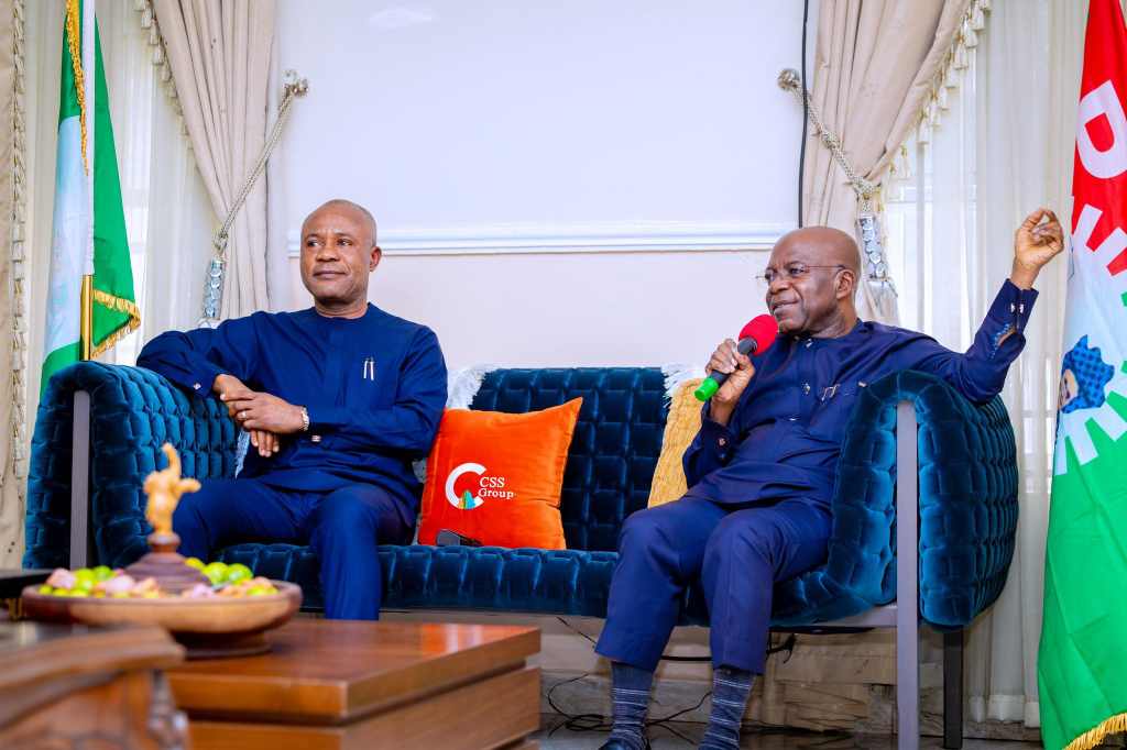Governor Mbah commends Governor Otti for ‘great work’ in Abia State