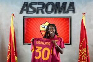 Official: Super Falcons winger Rinsola Babajide signs for AS Roma Femminile