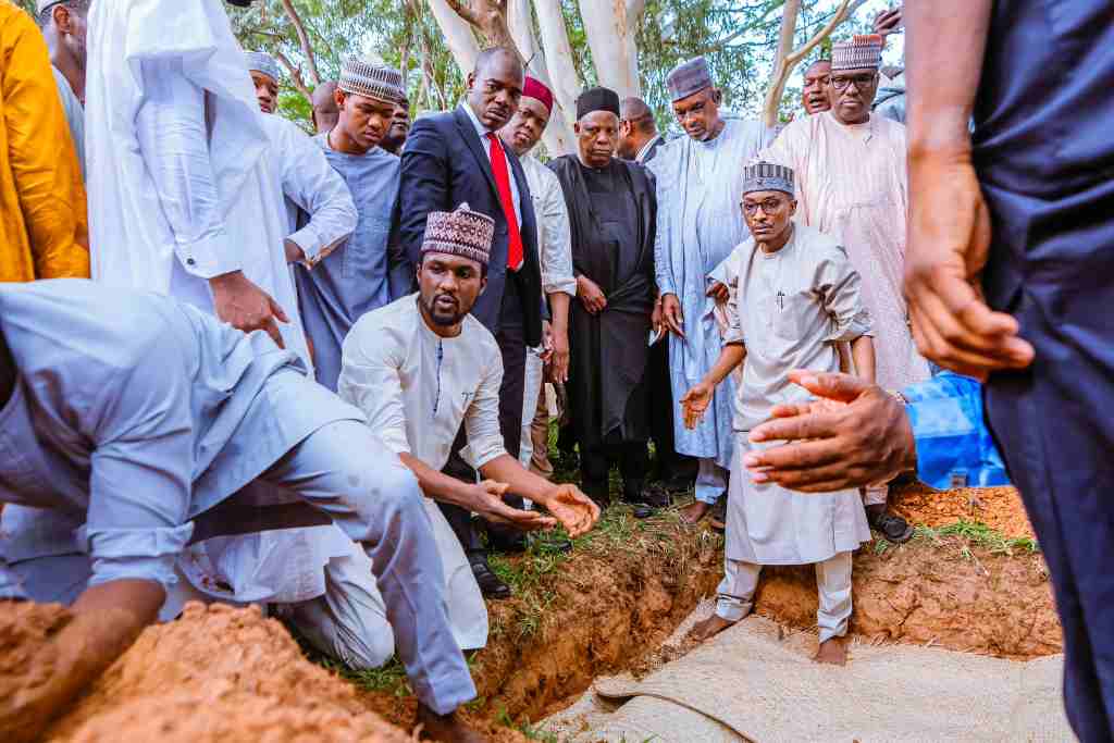 Photos: Tinubu, Shettima bid farewell as Buhari is laid to rest in Daura