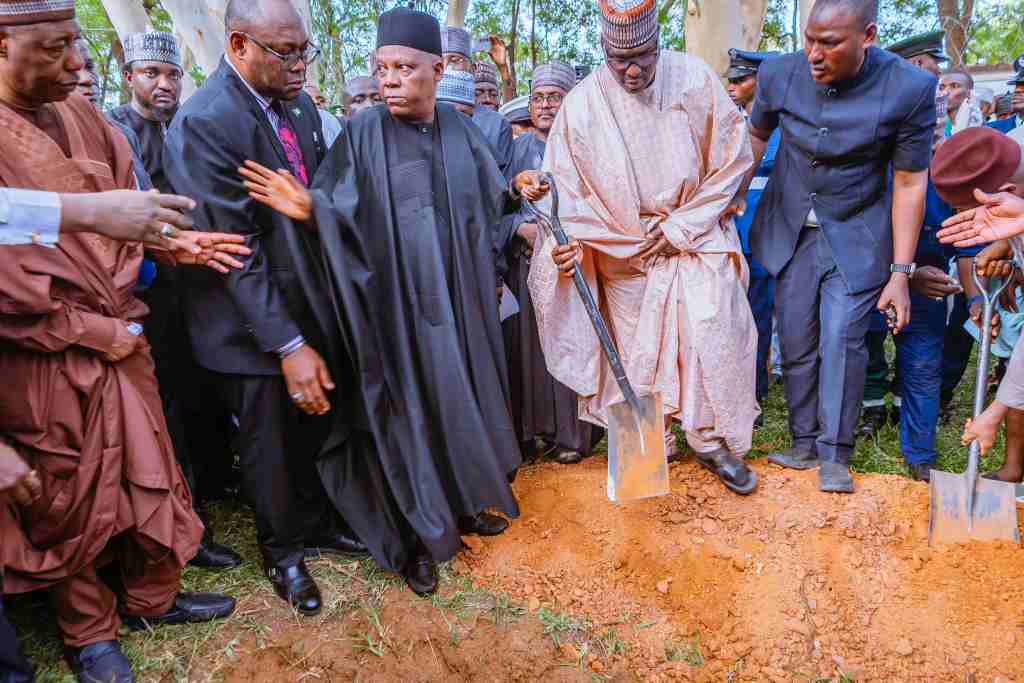 Photos: Tinubu, Shettima bid farewell as Buhari is laid to rest in Daura