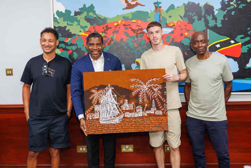 Photos: Cole Palmer visits St. Kitts and Nevis after FIFA Club World Cup glory