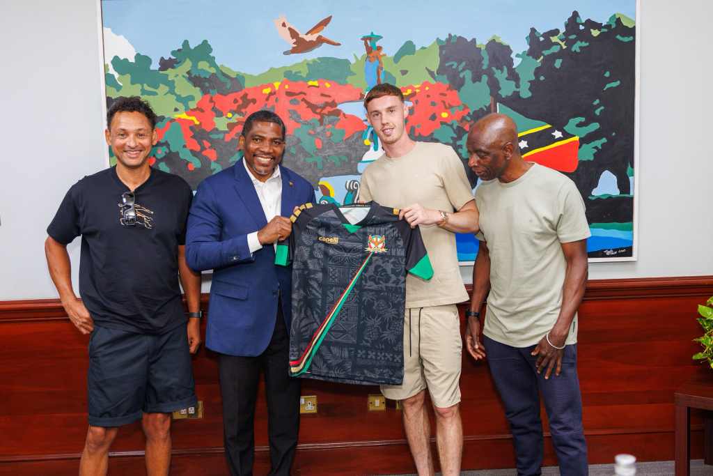 Photos: Cole Palmer visits St. Kitts and Nevis after FIFA Club World Cup glory
