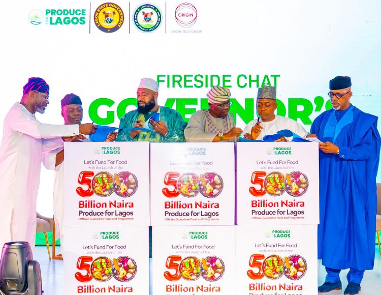 Food Security: Governor Sanwo-Olu unveils Produce for Lagos Programme with ₦500 billion Offtake Guarantee Fund