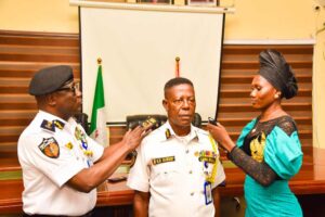Federal Fire Service decorates newly promoted senior officers