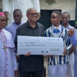 Peter Obi returns to Alma Mater, makes donation for improvement of infrastructure