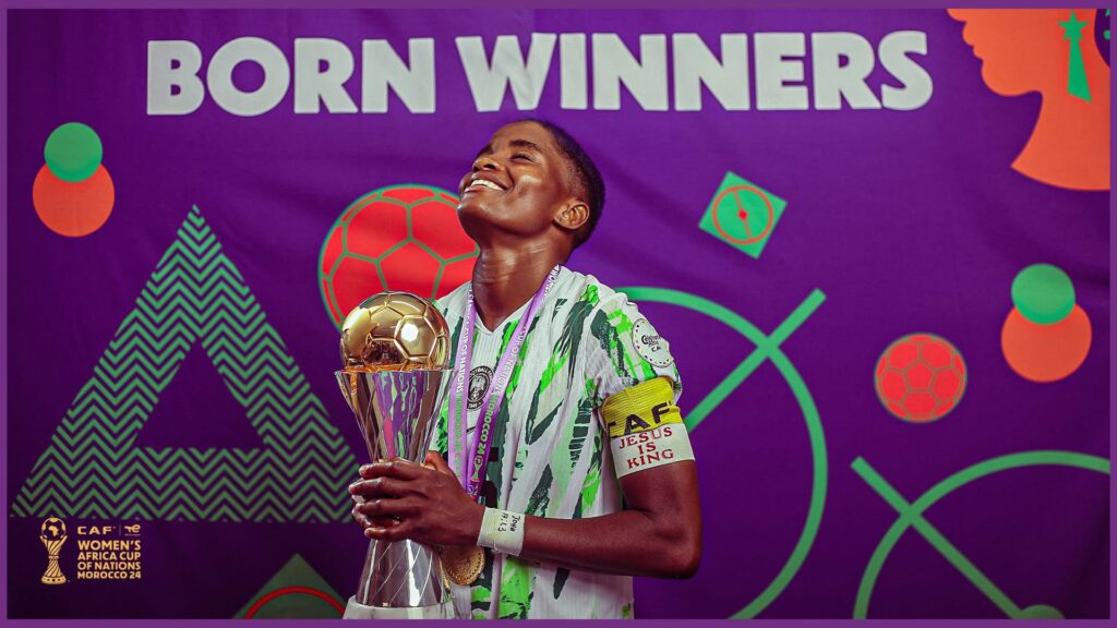 ‘Work hard. Your time is coming’ – Rasheedat Ajibade to ‘young girls’ dreaming to play for Super Falcons