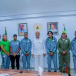Photos: Governor Uzodimma host Super Falcons at Governor’s Lodge