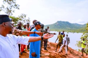 Governor Fintiri visits Kofsopah Dam site after 'tragic' flooding in Yola