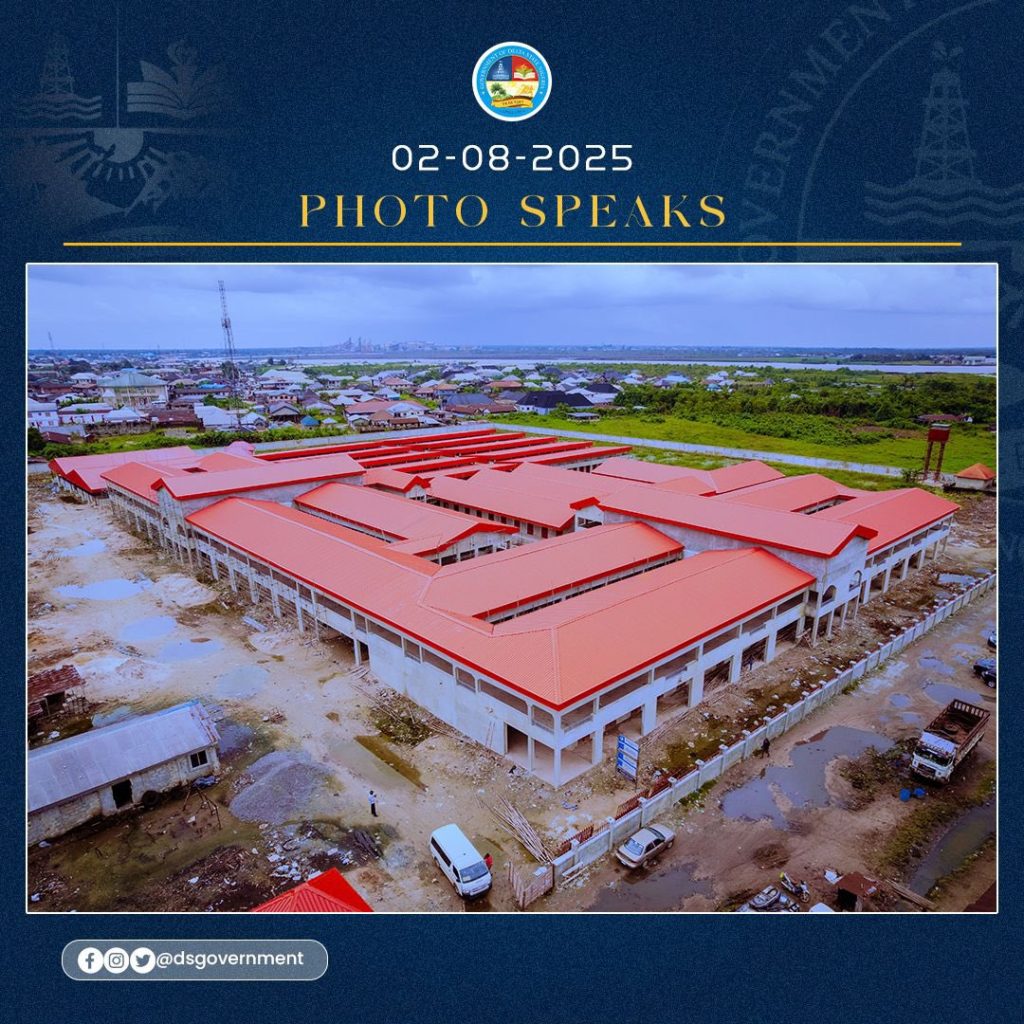 Governor Oborevwori visits multi-billion Naira Udu Harbour Market and Enerhen Flyover Bridge