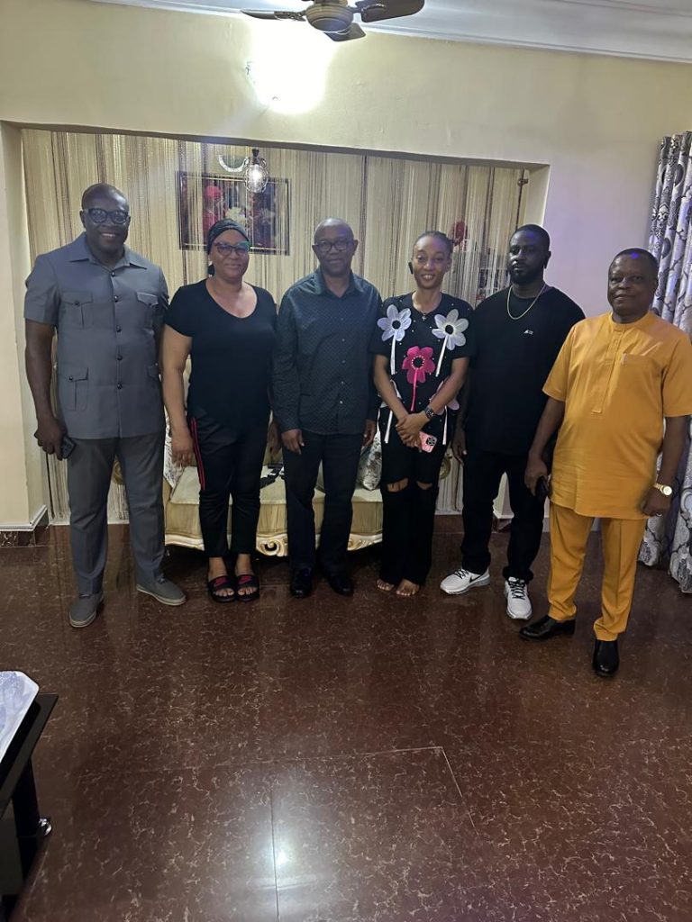 ‘Painful’ – Peter Obi visits mother of Fish Magnet