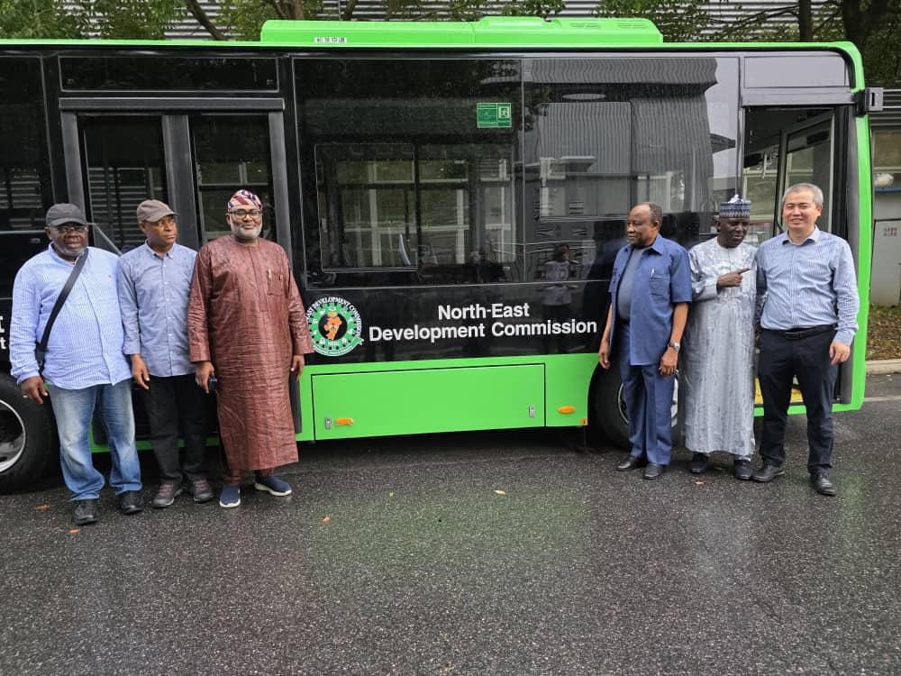 NEDC delegation conducts pre-shipment of e-buses in China