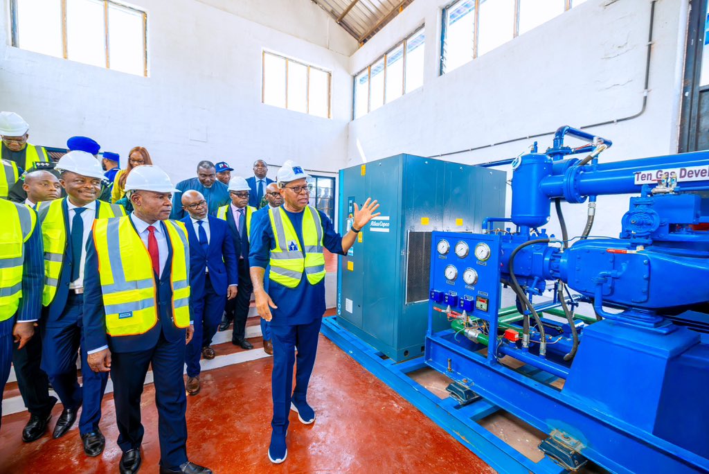 Governor Mbah unveils Oxygen and Acetylene Production Plant in Enugu
