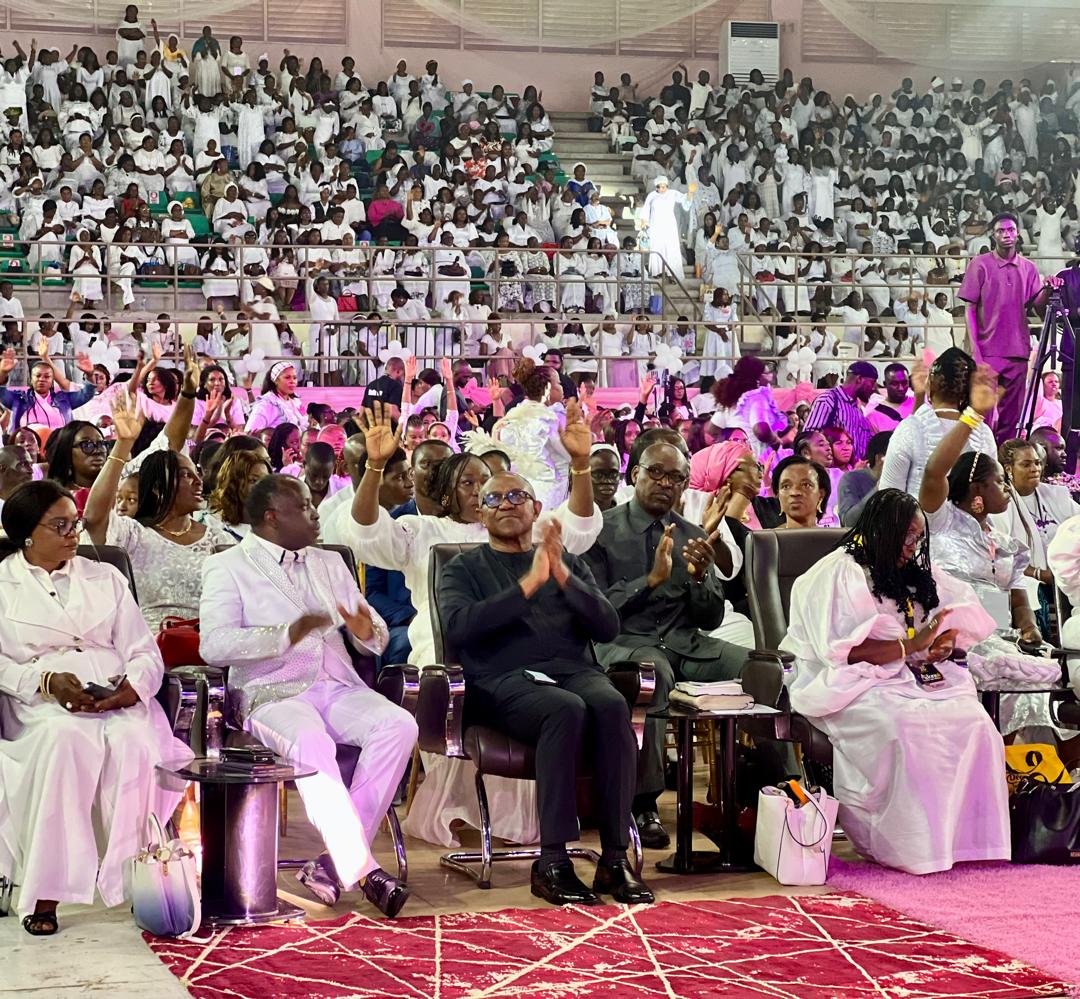 Peter Obi at the 15th Anniversary Conference of 'When Women Pray' in Abuja on Friday