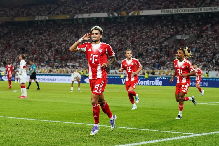 Diaz opens account as Bayern Munich secure DFL Super Cup with 2-1 win over Stuttgart
