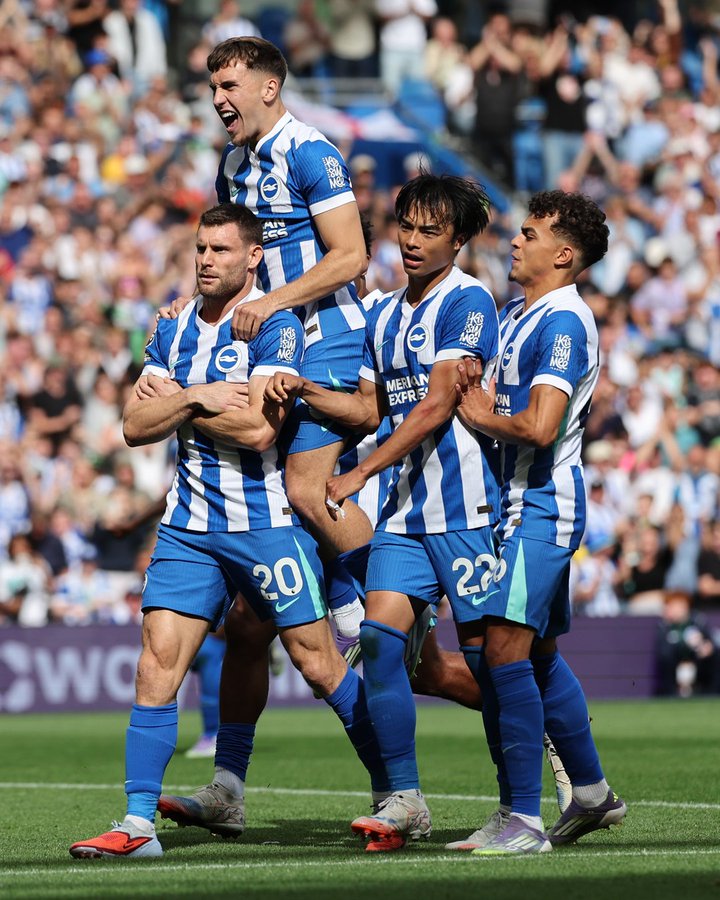 Brighton stun Manchester City with 2-1 comeback win at AMEX