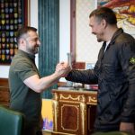 Zelenskky welcomes Usyk