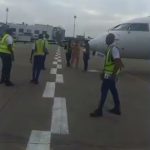 Video: Keyamo places KWAM 1 on ‘no-fly list’ after blocking aircraft from taxiing for take-off
