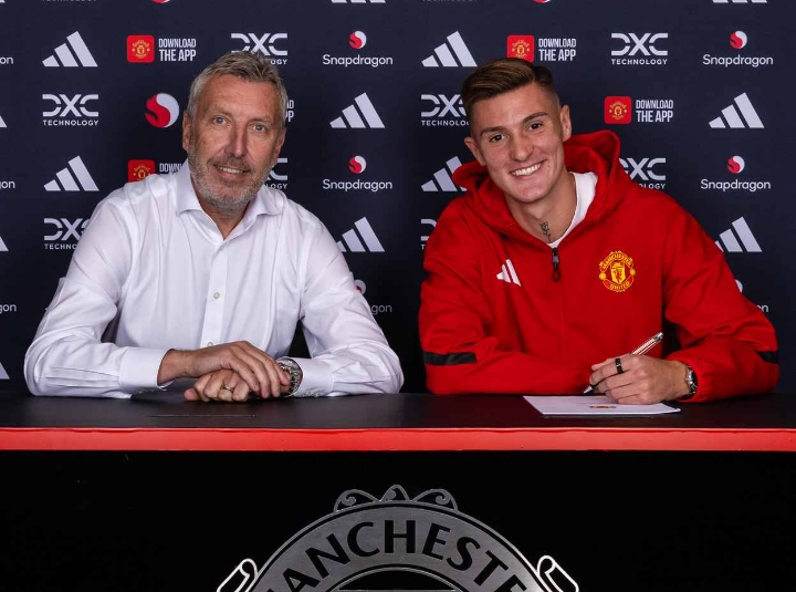 Benjamin Sesko has signed for Manchester United