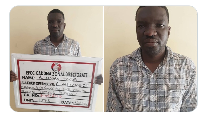 EFCC arrests man over alleged multiple land racketeering in Kaduna
