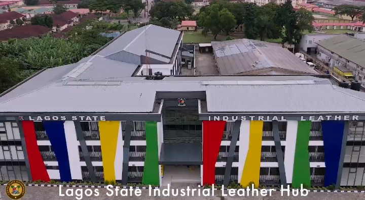 Features of the Lagos State Industrial Leather Hub commissioned by the First Lady