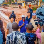 ‘I am not here to complain’ – Okpebholo inspect bad roads inherited from past administration