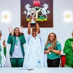 Photos: President Tinubu confers national honours on D’Tigress players and technical team