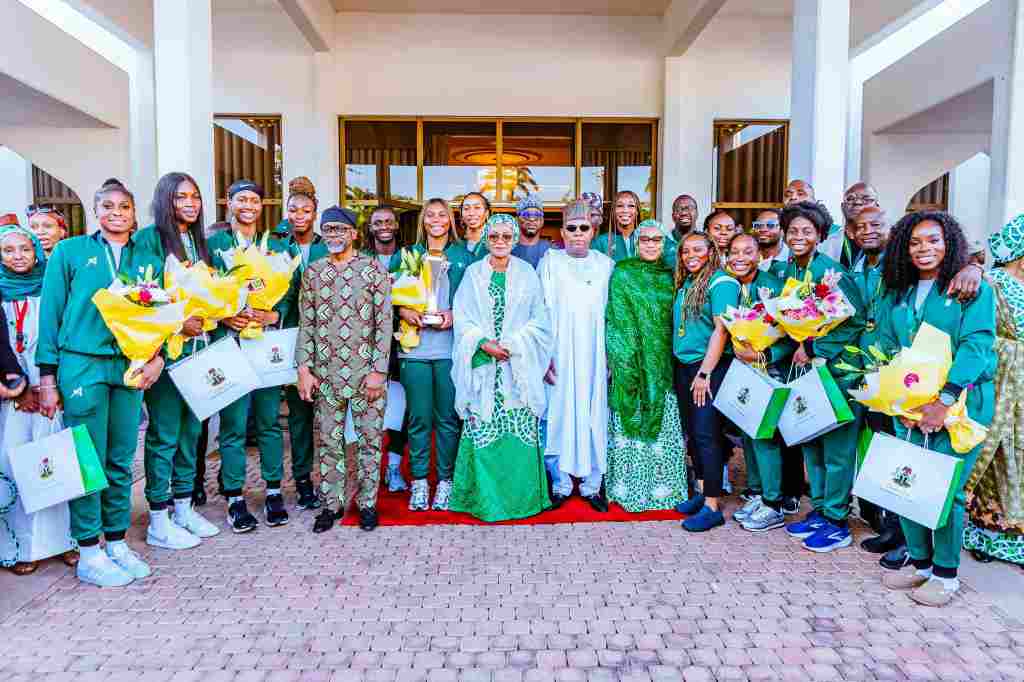 Photos: President Tinubu confers national honours on D'Tigress players and technical team