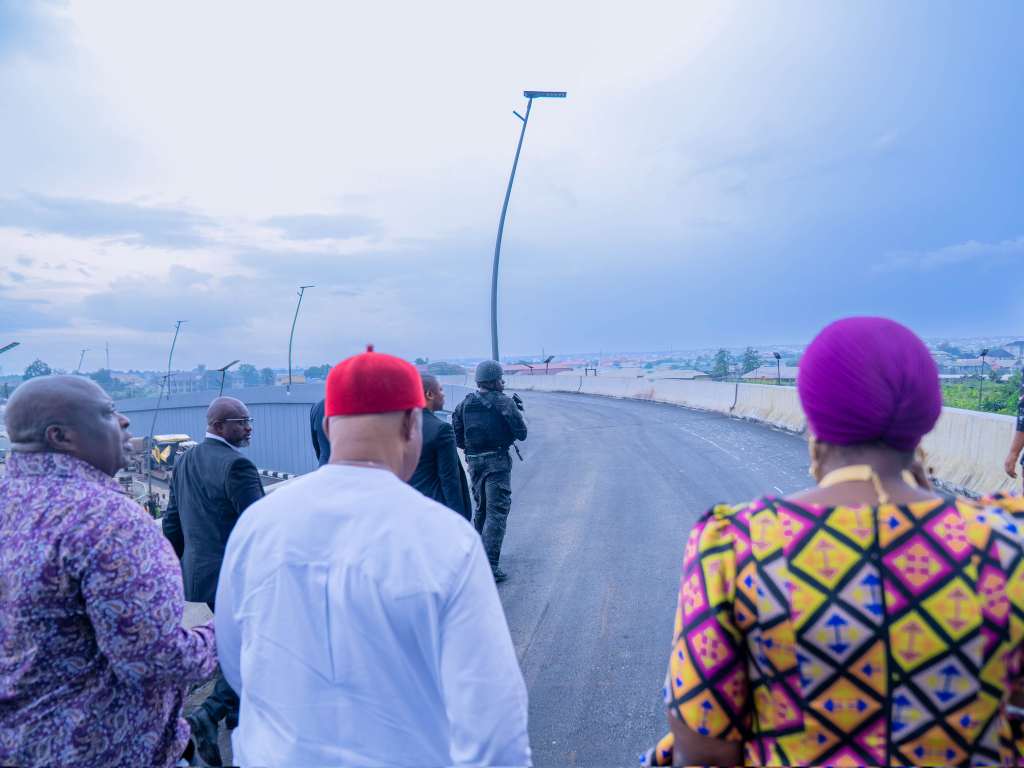 Uzodimma inspects ongoing construction of Assumpta Flyover