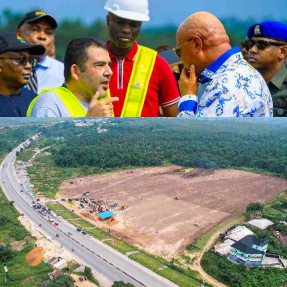 Governor Eno leads on-site inspection of nine major projects in Uyo