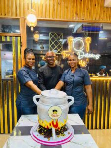 'Small businesses greatest employers of labour' - Obi says as he commissions restaurant owned by twin sisters