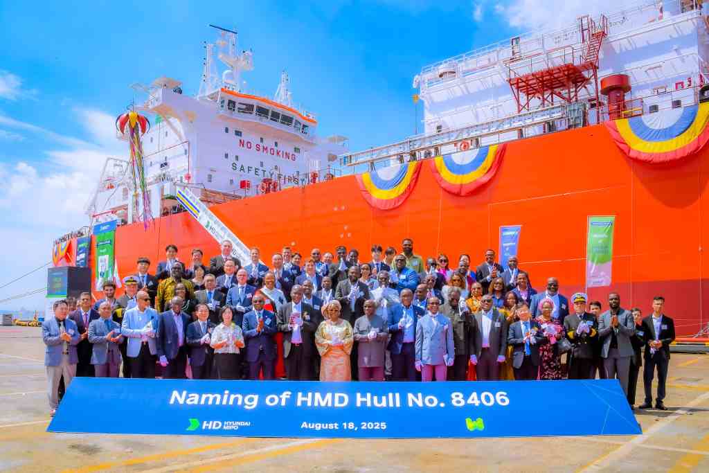 MT Iyaloja: President Tinubu commissions WAGL’s 40,000 CBM LPG Vessel in South Korea