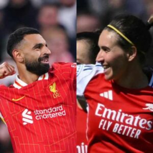 Liverpool's Salah and Arsenal's Caldentey win PFA Player Of The Year awards 2024/25