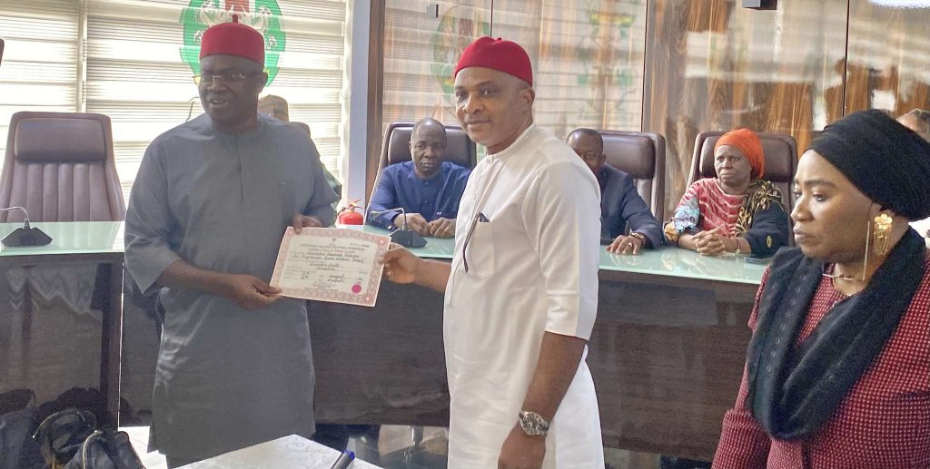 INEC present Certificates of Return to winners of 2025 bye-elections