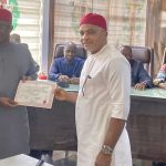 INEC present Certificates of Return to winners of 2025 bye-elections