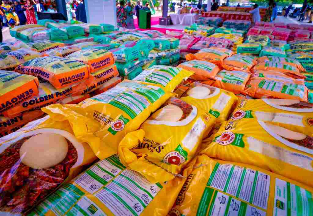 Food items donated to vulnerable groups in Lagos by Nana Shettima...