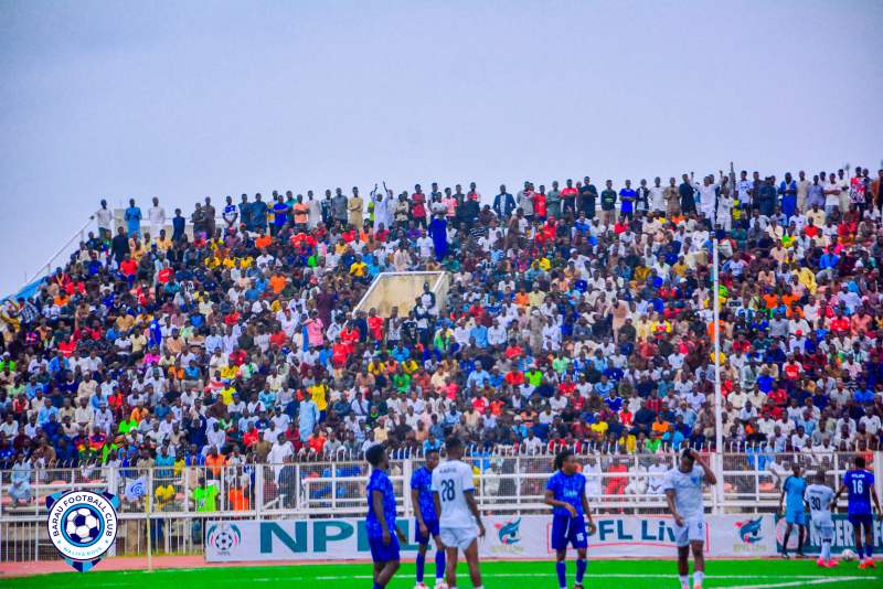Barau FC grateful to ‘wonderful’ fans for support in goalless draw against Enyimba in NPFL opener