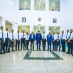 Governor Eno receives newly graduated Ibom Air cadet pilots and aircraft engineers