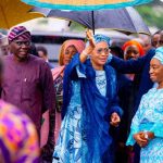 Sanwo-Olu bids farewell to First Lady Oluremi Tinubu after unveiling the Lagos Industrial Leather Hub