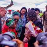 Colombian Vice President Francia Márquez arrives in Nigeria