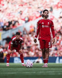 Szoboszlai's free-kick enough as Liverpool beat Arsenal 1-0