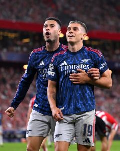 Subsitutes Martinelli and Trossard secure Champions League win for Arsenal against Athletic Club