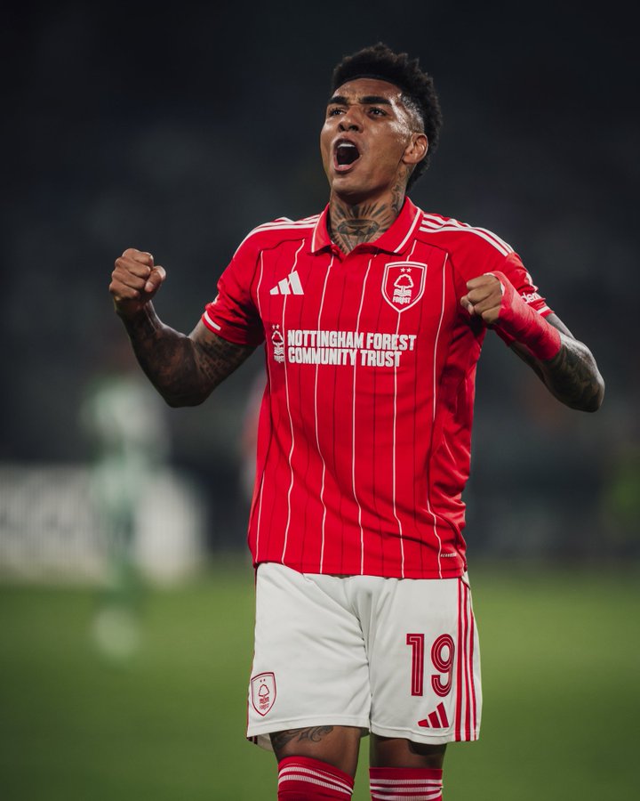 Antony scores to deny Postecoglou first win as Real Betis and Nottingham Forest end 2-2 in Europa League opener