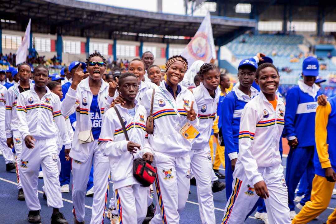 Team Lagos at the 9th National Youth Games in Asaba, Delta State