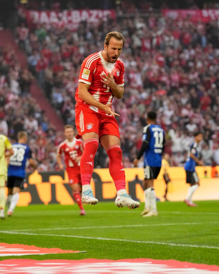 Kane with the brace as Bayern Munich crush Hamburger 5-0 at Allianz Arena