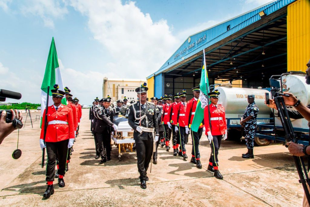 Photos: NPF mounts Guard of Honour for late IGP Arase