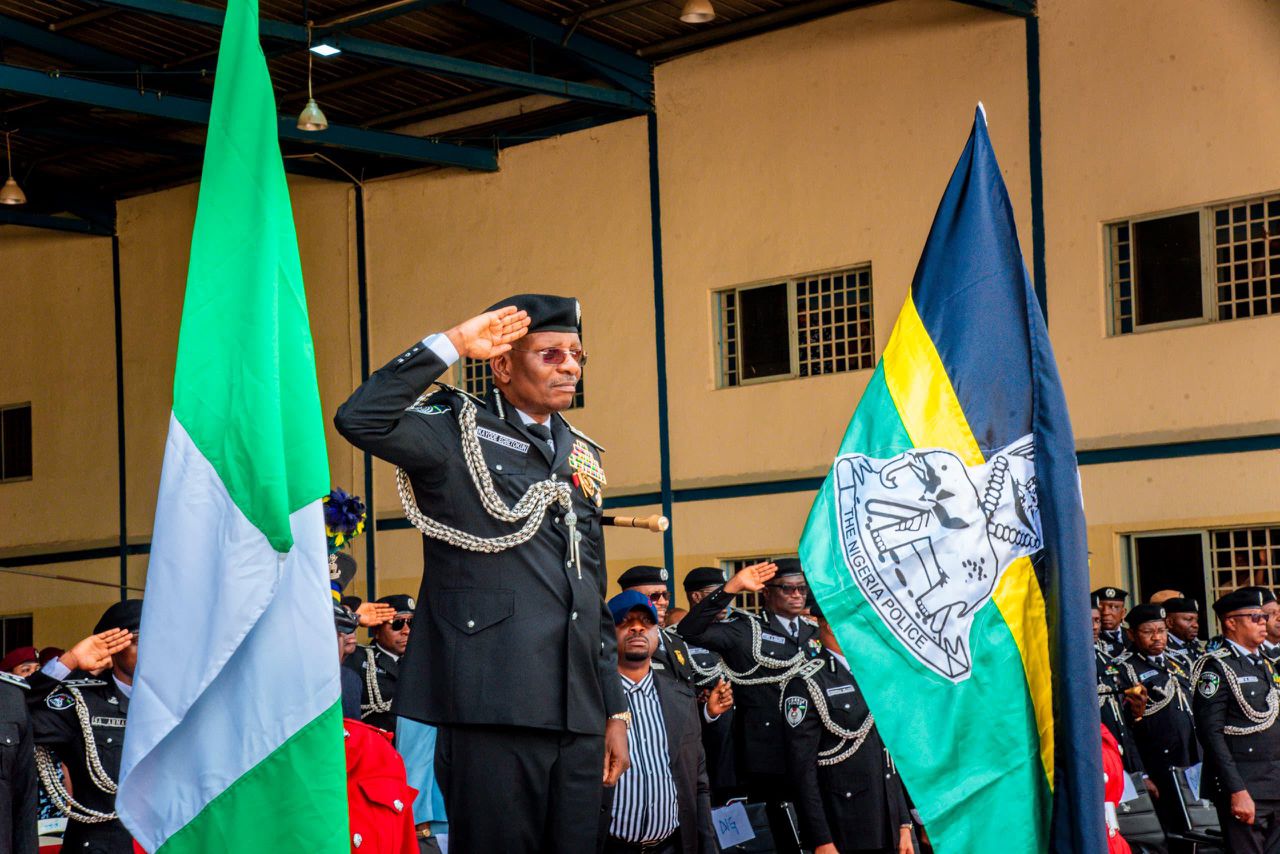 Inspector-General of Police (IGP), Kayode Egbetokun, bids "poignant" farewell to Late former IGP, Solomon Arase