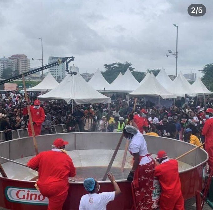 ‘What happened here was a testimony of unity, love, and faith’ – Hilda Baci grateful after cooking the world’s largest pot of jollof rice