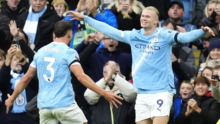 Haaland nets twice as Manchester City defeat Manchester United 3-0 in derby