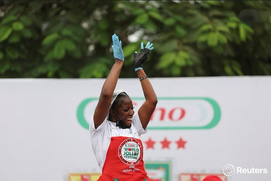 Photos: Hilda Baci cooks the world's largest pot of jollof rice