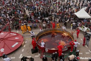 Photos: Hilda Baci cooks the world's largest pot of jollof rice